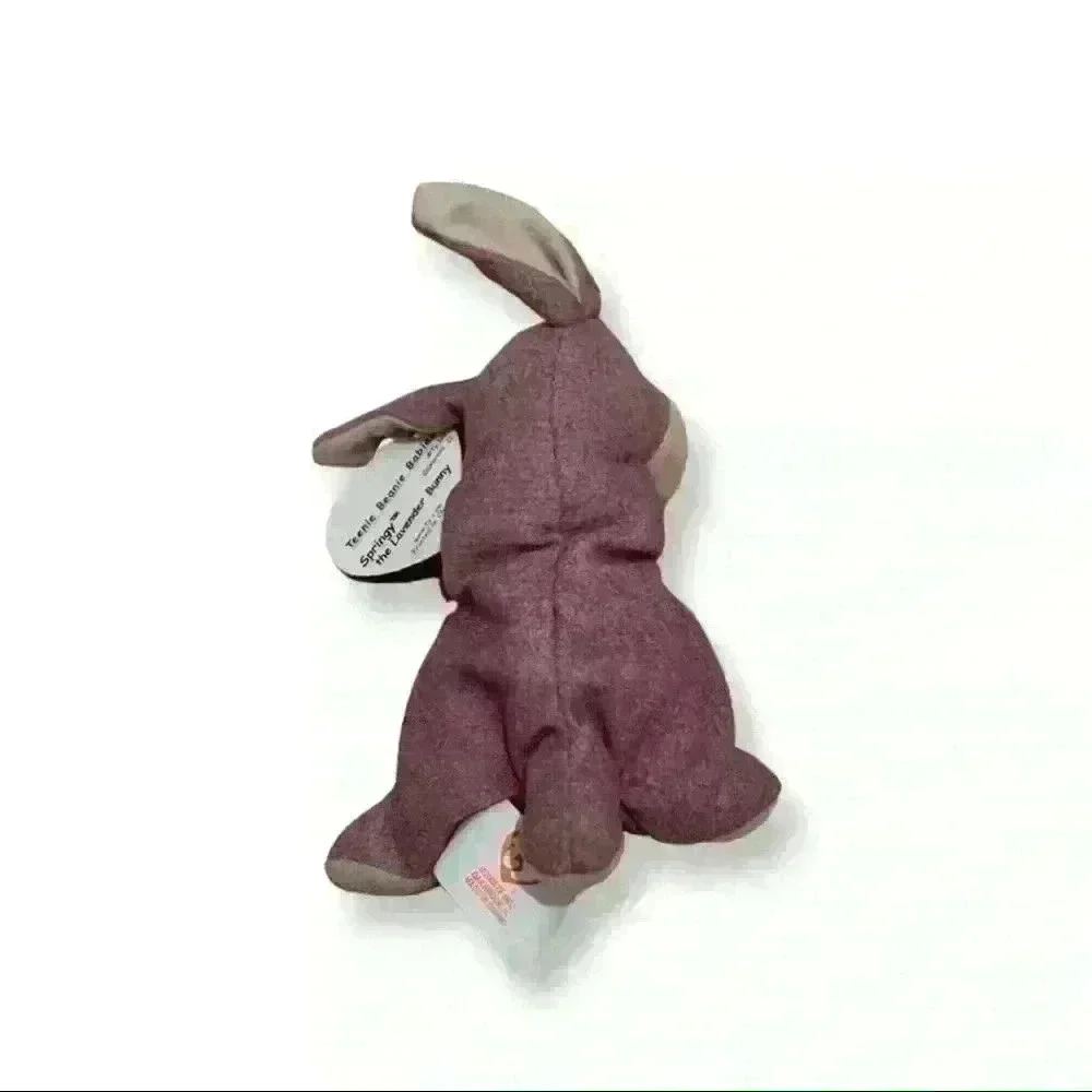 Springy‎ the Lavender Bunny Beanie Baby
